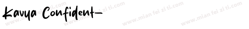 Kavya Confident字体转换